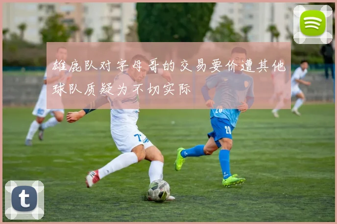 雄鹿队对字母哥的交易要价遭其他球队质疑为不切实际
